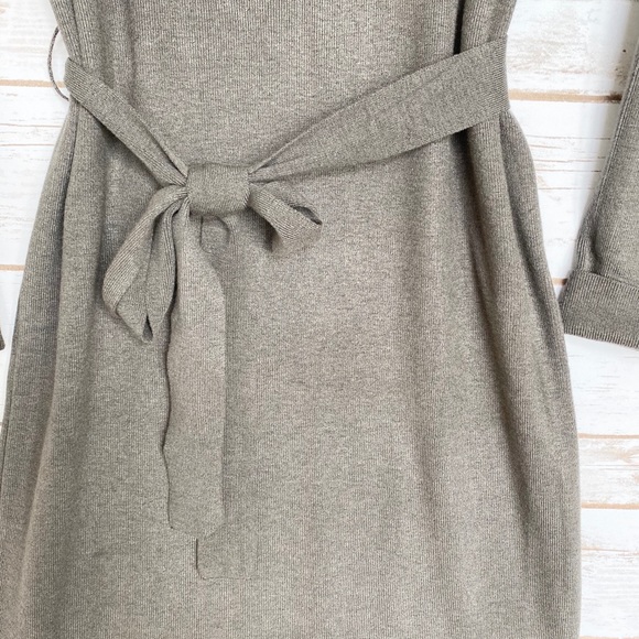 Keystone knit dress in chocolate grey - Picture 4 of 4